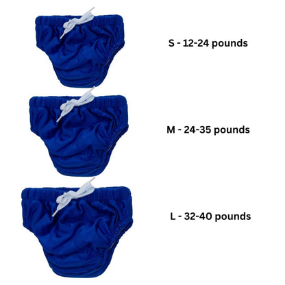 Kawaii Baby Reusable Swim Diaper And Training Pants, 2-Pack Blue (photo 3)