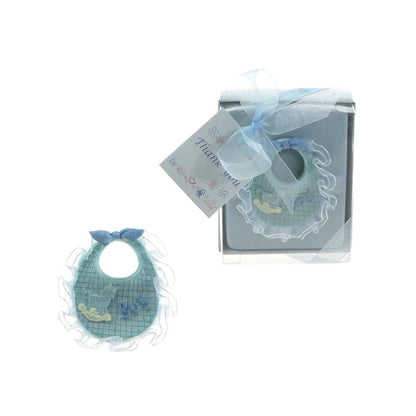 Lunaura Baby Keepsake Bib Set, Blue, 12-Piece Gift Box (photo 2)
