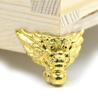 Bluemoona Dragon Shape Decorative Corner Protectors For Jewelry Chest Boxes