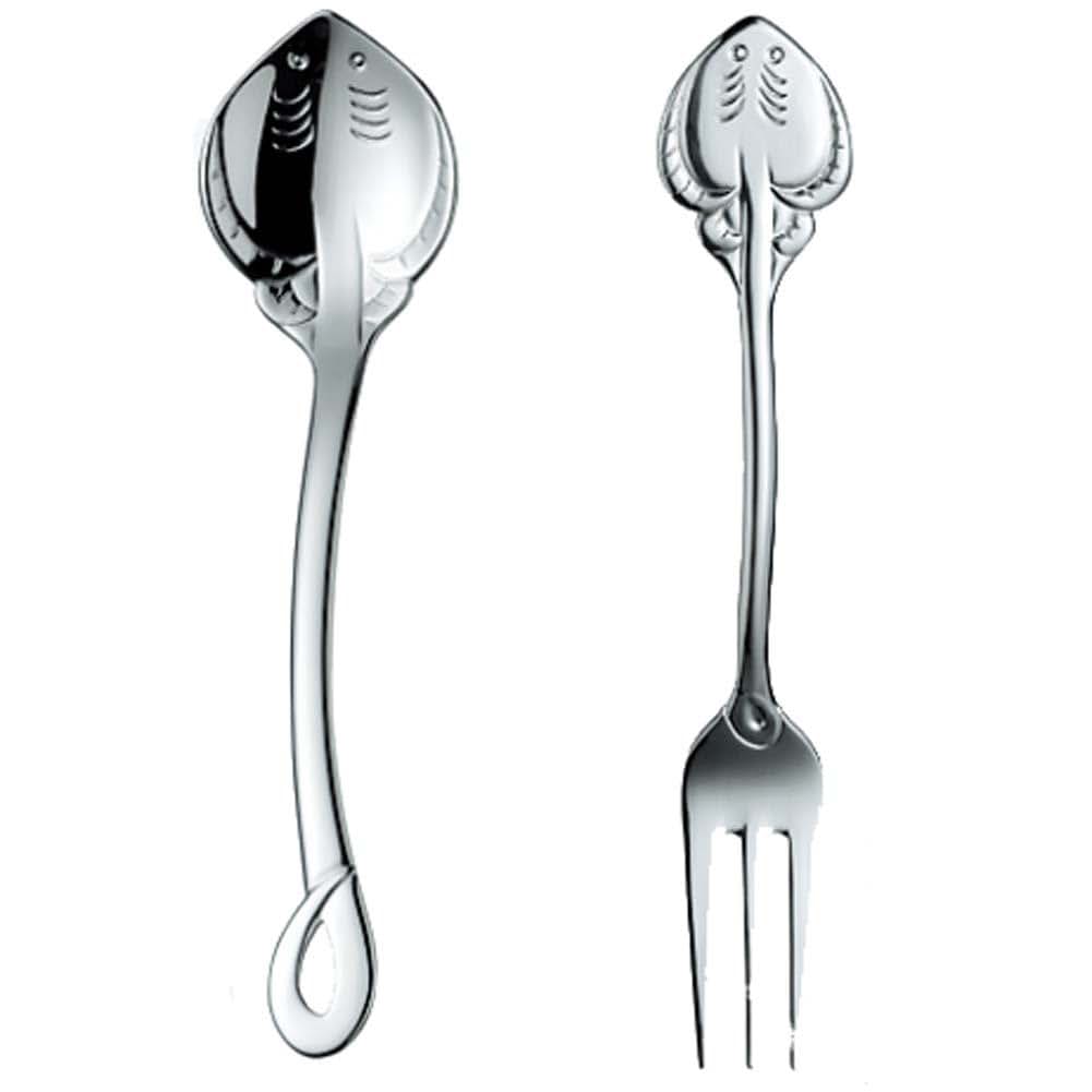 Nagao Marine Mate Spoon Fork Set of 2, Made in Japan