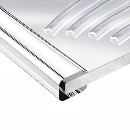 SXYHCK Clear Edge Protector Strip, 6.5ft U-Channel Trim