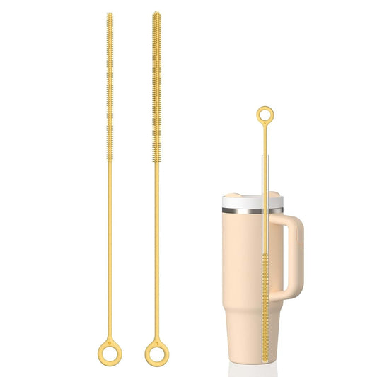Moolpal Silicone Straw Cleaner Brush,Reusable Extra Long Straw Cleaning Baby Brush