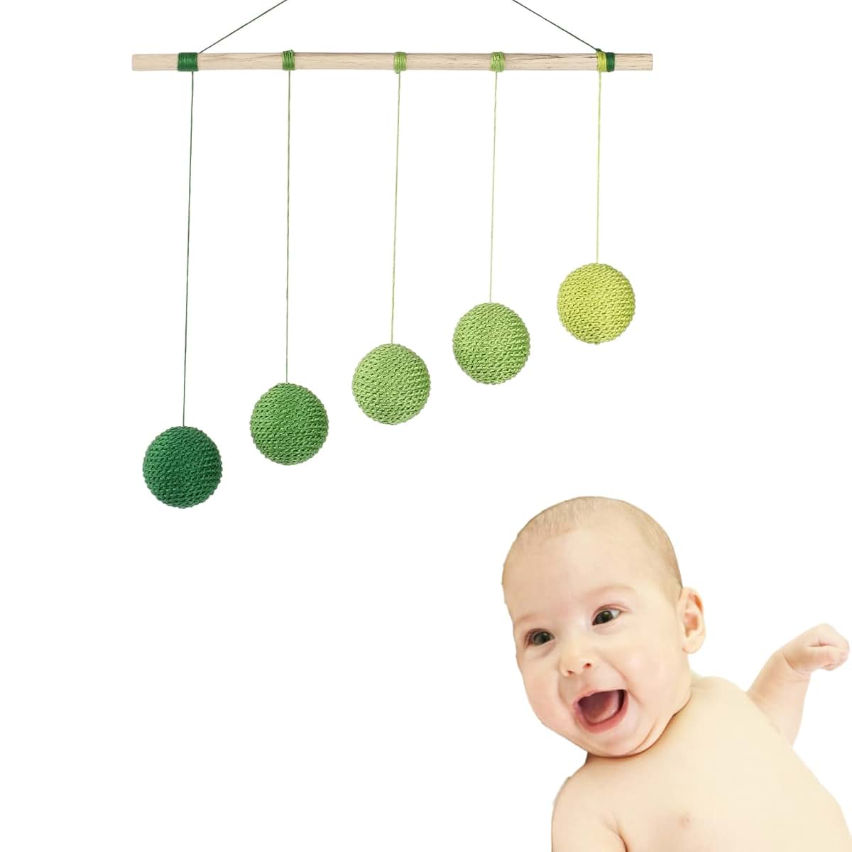 Barley Zone Montessori Mobile Set - Munari, Gobbi, Octahedron, Dancers (photo 3)