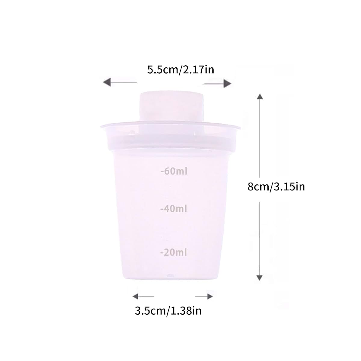WAGHAVEN 6Pcs Travel Ready Spill-Resistant Milk Dispenser Set (photo 2)