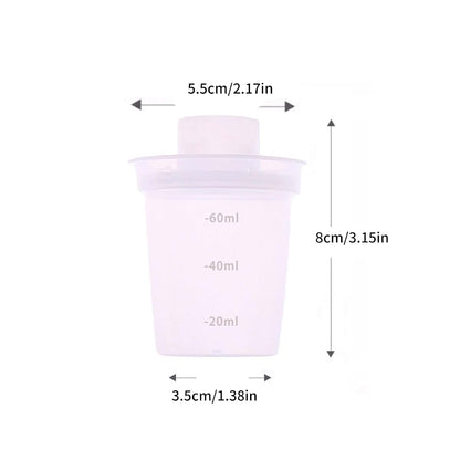 WAGHAVEN 6Pcs Travel Ready Spill-Resistant Milk Dispenser Set (photo 2)