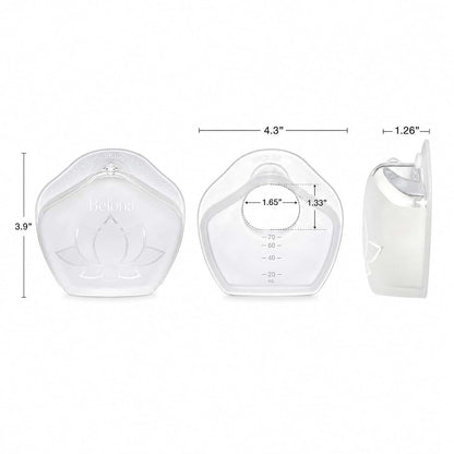 Belona Breast Milk Collector, Silicone Colostrum Collector 2 Pack (photo 2)