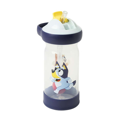 The First Years Bluey Sip & See Toddler Water Bottle With Floating Charm 12 Oz