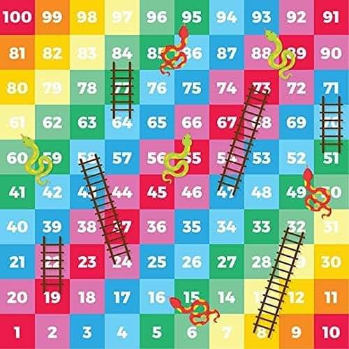 Tiger Moon Snakes & Ladders Children's Tuff Tray Play Mat