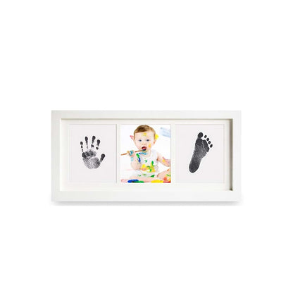 BIZ UK Inkless Baby Hand and Footprint Kit with Display Frame for Newborn Keepsakes