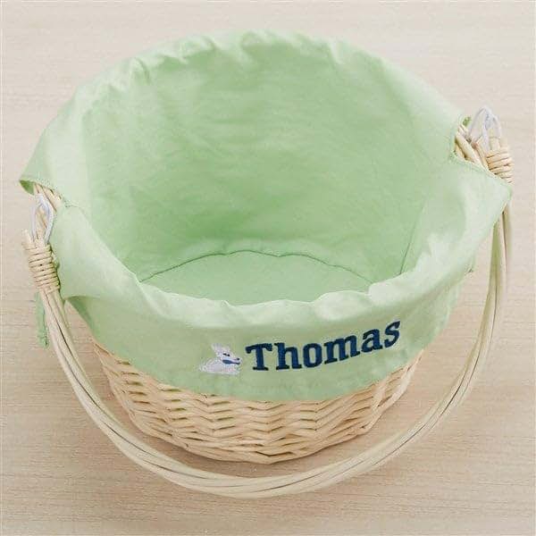 Personalization Universe Custom Bunny Name Willow Easter Basket (photo 4)