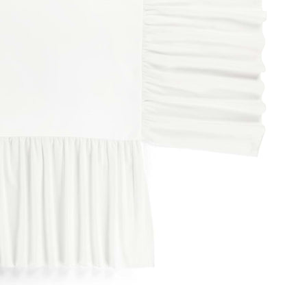 Lush Decor Ruffle Crib Skirt, 16" Drop, White (photo 3)
