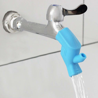 Alvinlite Blue Silicone Faucet Extender For Kids Sink Access