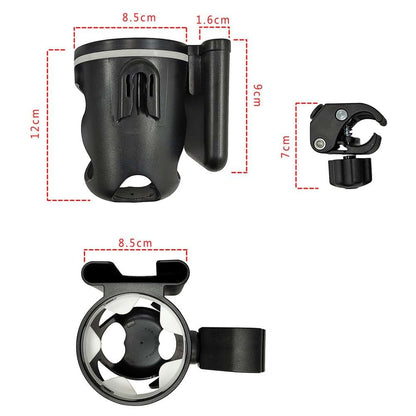 Hanabass Stroller Cup Holder With Phone Mount