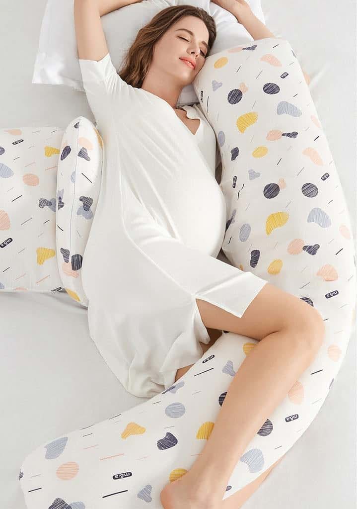 BIENKA Pregnancy Pillow Multifunctional U-Shaped Maternity Pillow. Lumbar Side Sleeper Body Pillow with Removable (photo 3)
