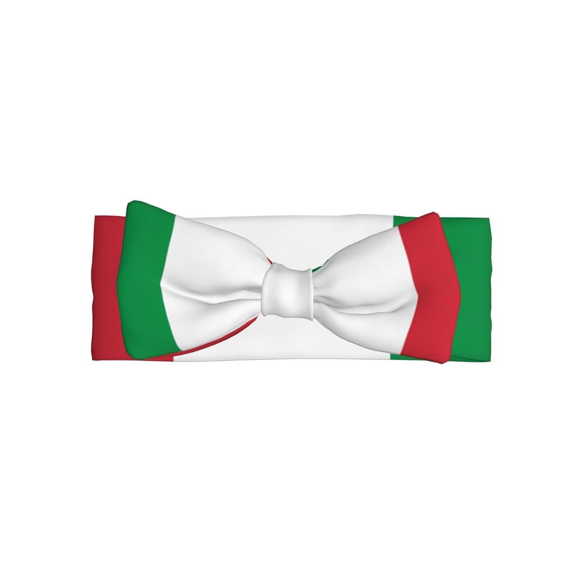 kastiong Italian Flag Baby Bow Headband