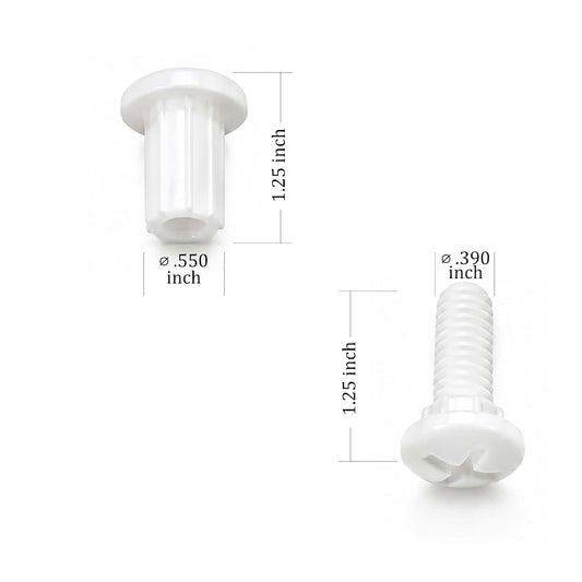 Skyroku Potty Training Seat Replacement Screw Kit, 8 Pack With Screwdriver