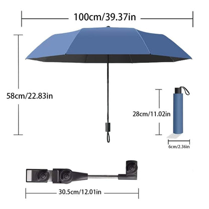 FUHAO CAIJIN Clip On Umbrella For Stroller, 100cm Enlarged Diameter