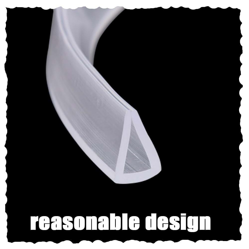 GMCPM Rubber Clear Edge Trim U-Shape Channel Edge Trim Scratch-Proof Edge Protector Countertop Edge Banding Fit for (photo 4)