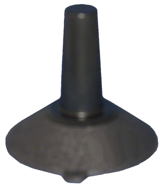 Plastic Mannequins Styrofoam Head Suction Cup Support Stand, Black