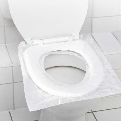 BabyOneStop Disposable Toilet Seat Covers, Skid Resistant Waterproof Film, 50 Pack