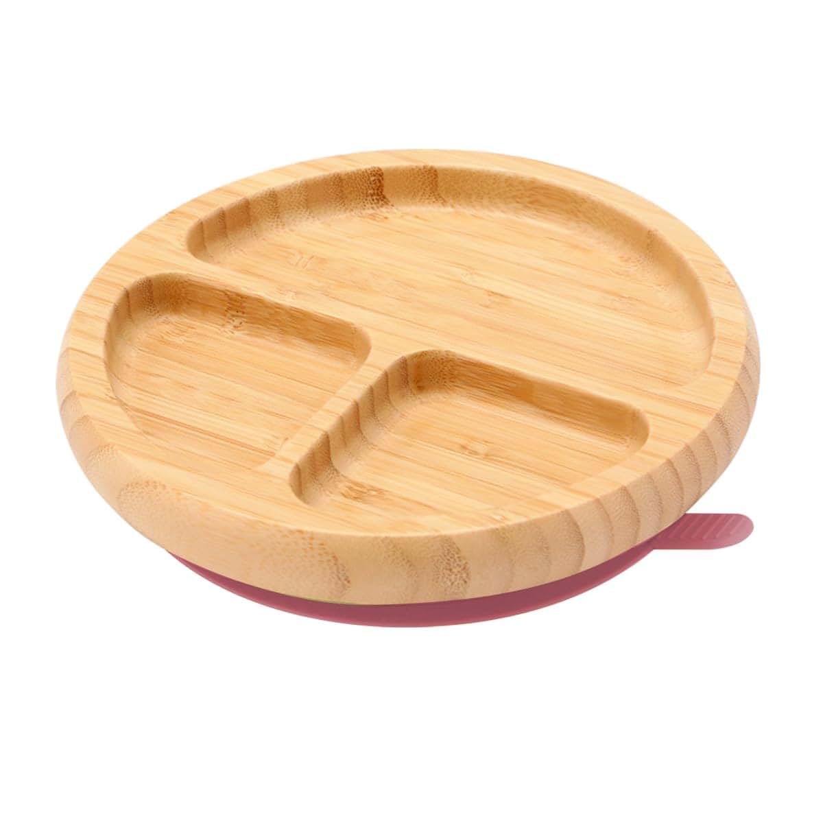 womorista Bamboo Suction Plates for Babies, Feeding Set with Bowl, Cup, Bib and Utensils (photo 2)