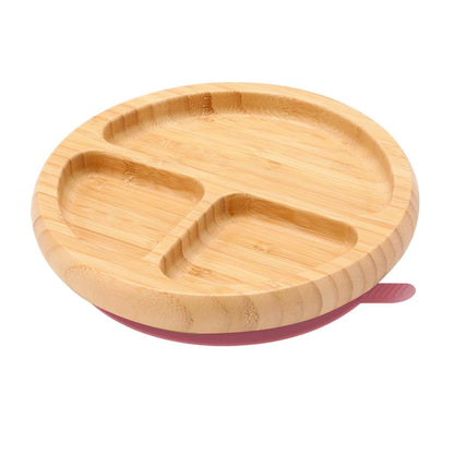 womorista Bamboo Suction Plates for Babies, Feeding Set with Bowl, Cup, Bib and Utensils (photo 2)