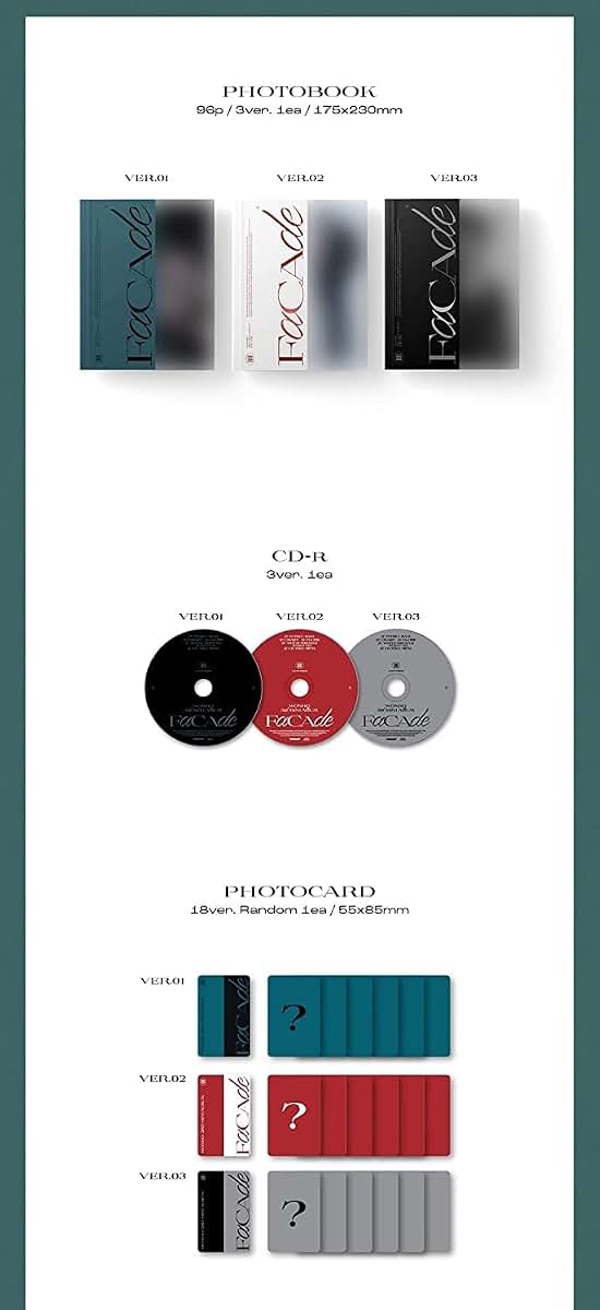 Dreamus Wonho Facade 3rd Mini Album Ver.03 With Photobook (photo 3)