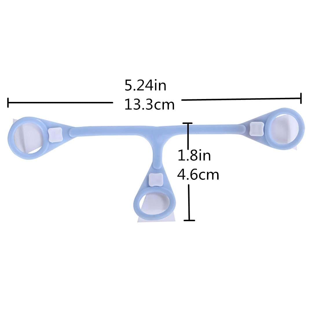 Hacent 5 Pack Baby Cloth Diaper Fasteners, Blue, Green & Pink, Replaces Diaper Pins (GBP-5 Pack) (photo 2)