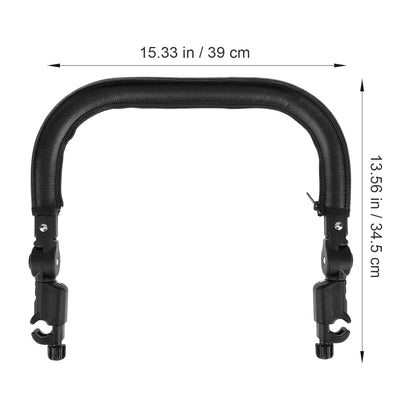 Stroller Bumper Bar Replacement - PU Leather Handrail for Umbrella Strollers
