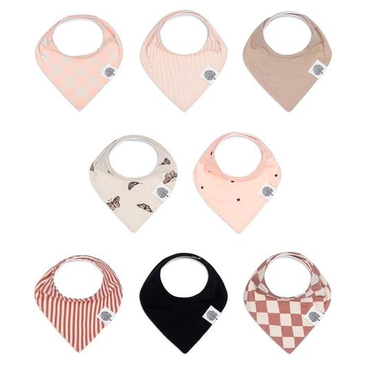 The Good Baby Parker Baby Co. Soft Bandana Drool Bibs for Baby Boys & Girls, 4pk & 8pk | Soft & stylish teething bib