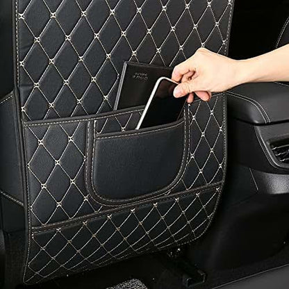 Car Seat Kick Mat Back Protector for Fiat 500X Seats