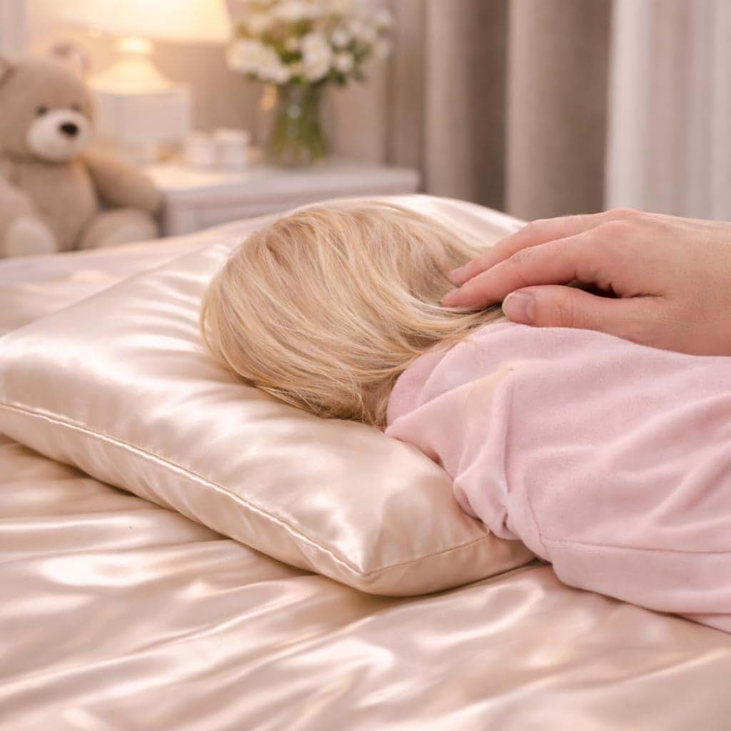 BabyOneStop 22 Momme Silk Baby Pillowcase With Cotton Insert