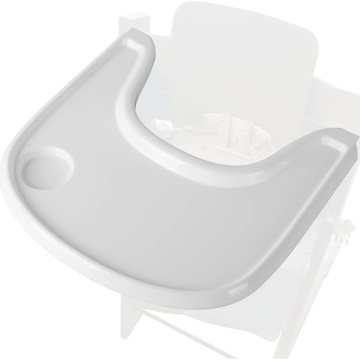 LuQiBabe Baby High Chair Tray for Stokke Tripp Trapp (V2+ Baby Set) | Replacement Feeding Tray with Built-In Cup