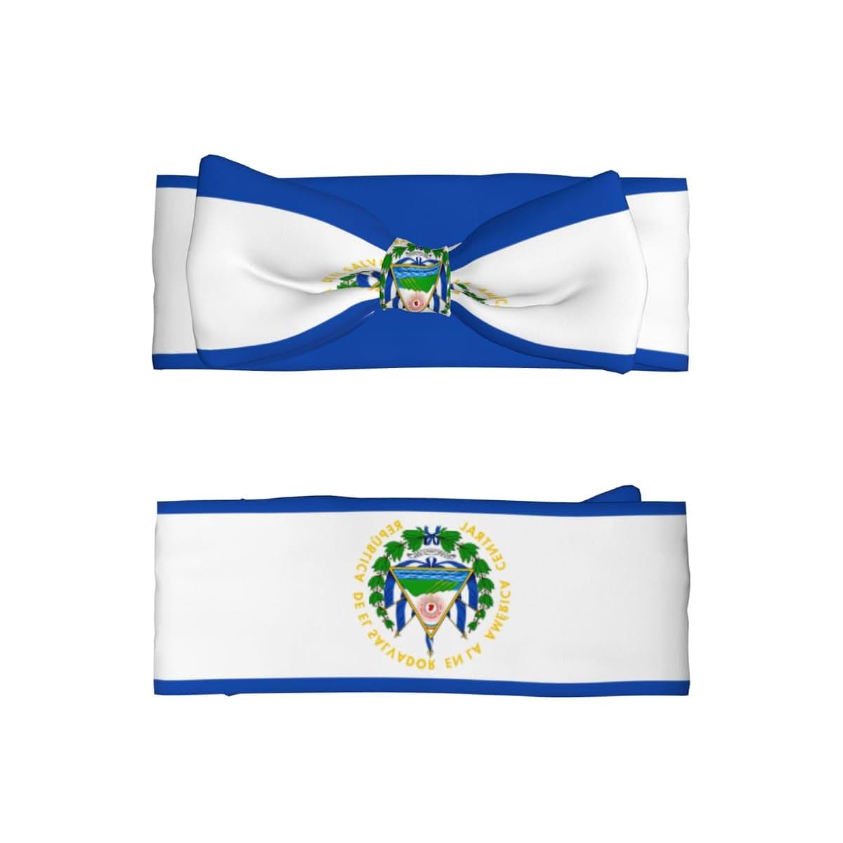FoRes Baby Bow Headband With El Salvador Print (photo 2)