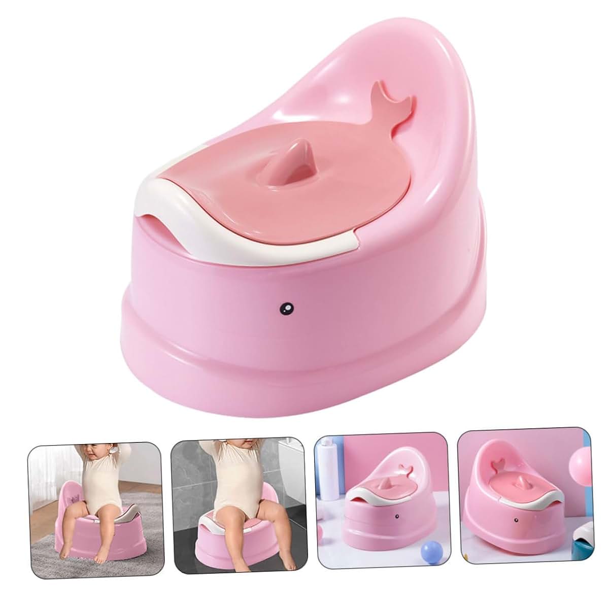 VICASKY Potty Training Toilet for Boy Girl, Compact Ergonomic PP Seat