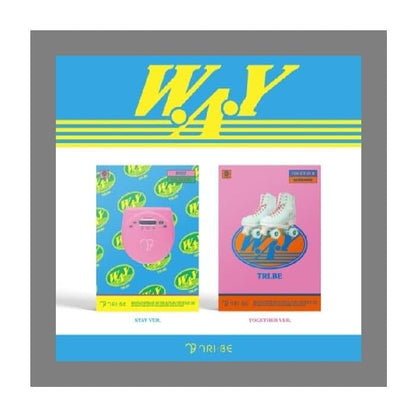 TRI.BE W.A.Y 2nd Mini Album 2 Version Set with CD Photobook Poster and Photocard