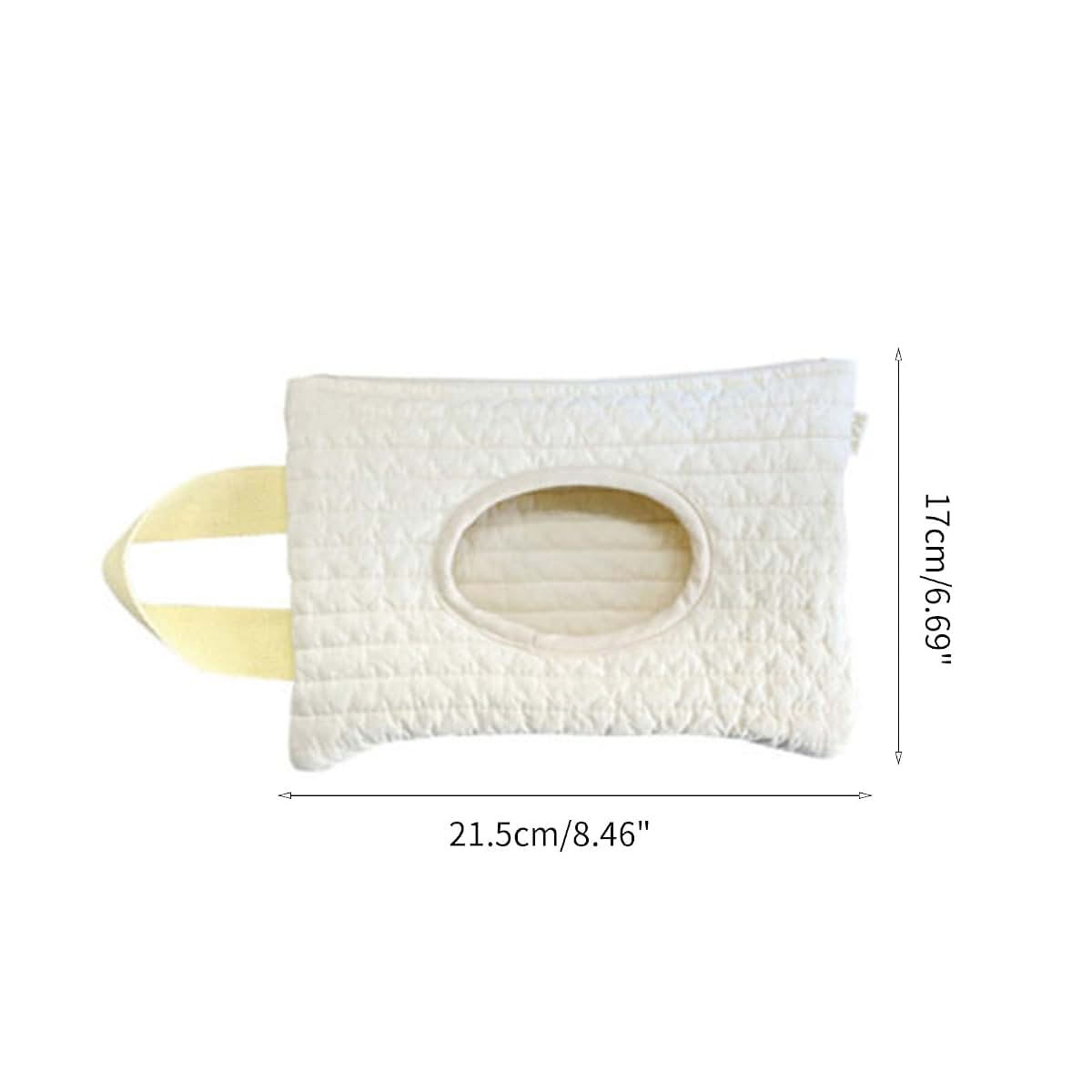 DIIOOMIEEU Cotton Wipes Dispenser Refillable Wipe Holder Travel Wet Wipe Container Baby Wipe for Car Stroller Indoor (photo 4)