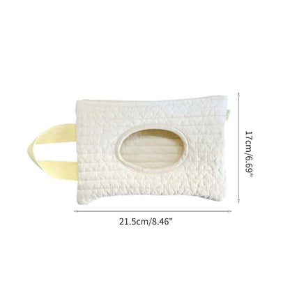 DIIOOMIEEU Cotton Wipes Dispenser Refillable Wipe Holder Travel Wet Wipe Container Baby Wipe for Car Stroller Indoor (photo 4)