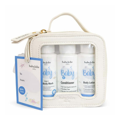 Baby Jolie Travel Kit and Baby Gift Set with 2 oz Essentials