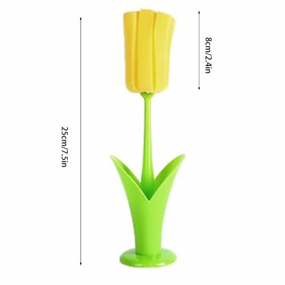 Jwthee 2PCS Sponge Cleaning Brush Set With Long Handle For Bottles (photo 4)