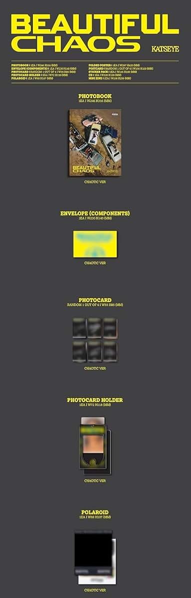 Katseye Beautiful Chaos 2nd EP Album Standard Version