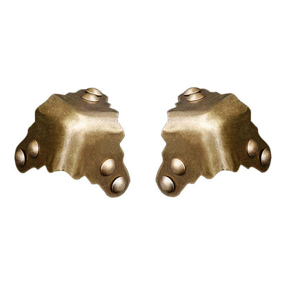 Tiazza Pure Brass Corner Protectors for Antique Furniture