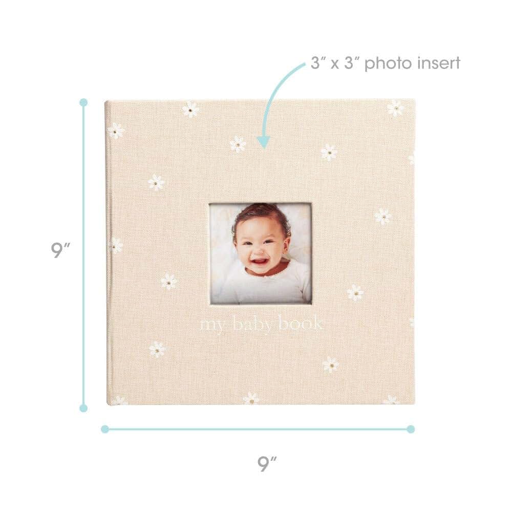 Pearhead Daisy Print First 5 Years Baby Memory Book Journal