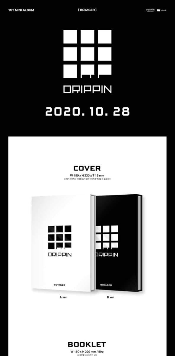 Drippin Boyager 1st Mini Album A Version With Booklet And Photocards