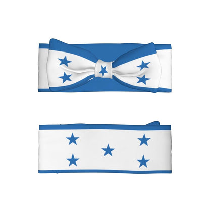 WZYCWB Honduras Flag Pattern Baby Bow Headband For Newborns (photo 2)