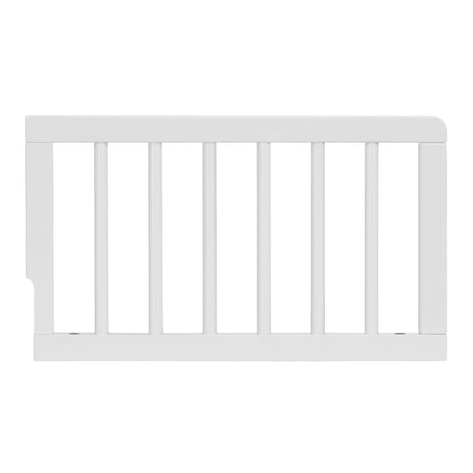 Evolur Dream On Me Dilian Toddler Guard Rail with Spindle, Crib to Toddler Bed Conversion Rail, Solid Wood, White