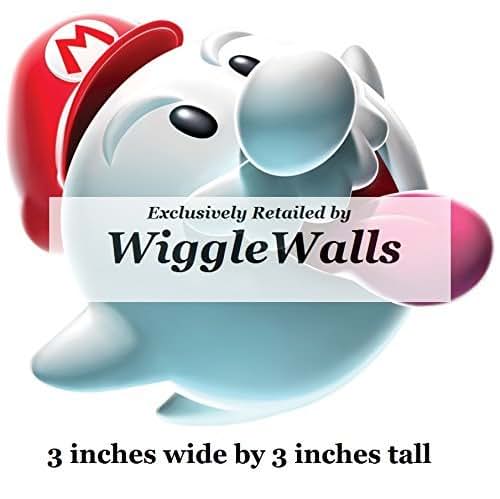 WiggleWalls 3 Inch Boo Super Mario Bros Galaxy 2 Wii Removable Wall Decal Sticker Art Nintendo Brothers Home Kids Room