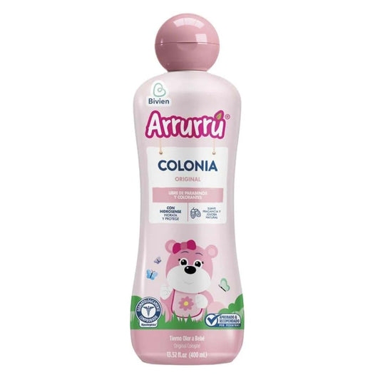 Yahve Colonia Arrurru para Bebes – 400ml (13.52 fl oz) (400ml (13.52oz), Rosada (Pink)