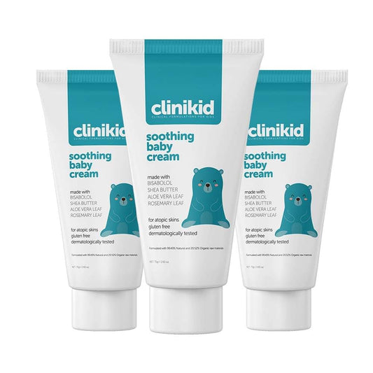 Clinikid Organic Soothing Baby Cream For Sensitive Skin