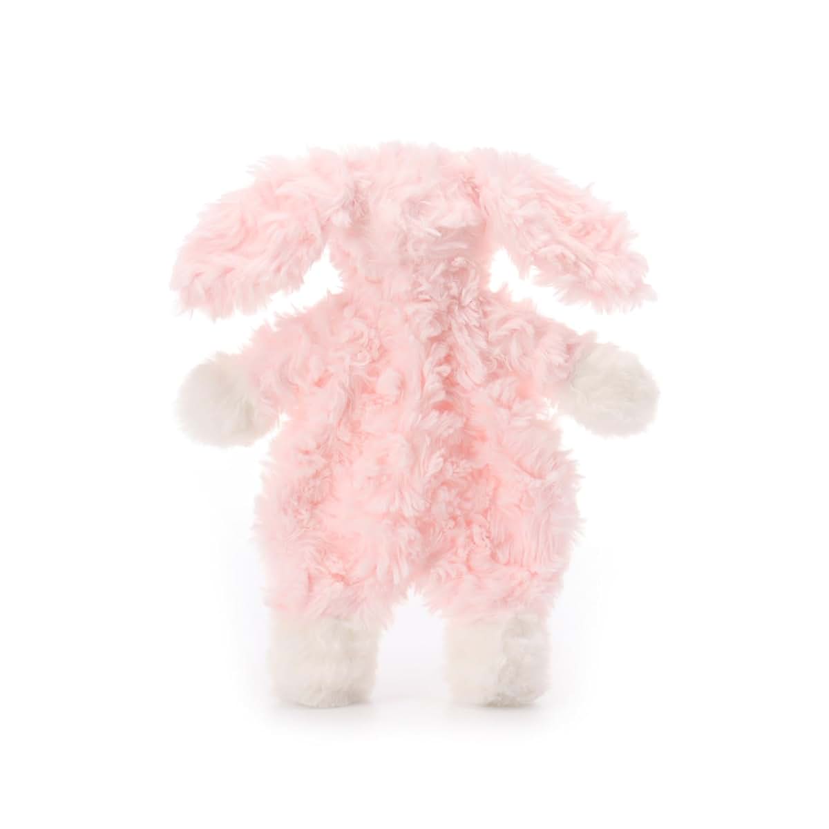 Apricot Lamb Pink Flower Bunny Rabbit Security Blanket Soft Loveys For Babies, 10 Inches For Infant And Toddlers